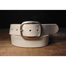 Ceinture en cuir blanc une ceinture en cuir unisexe